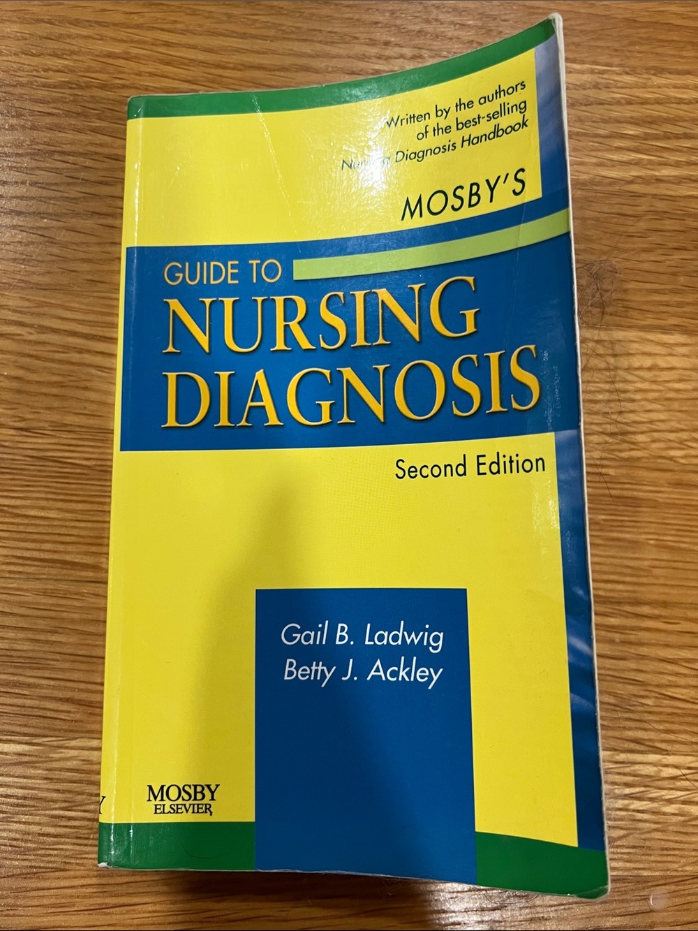 Mosby’s Guide to Nursing Diagnosis - Yellow & Blue Cover